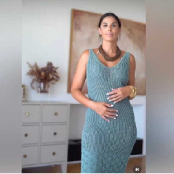 ZARA BLOGGERS’ FAVORITE STRAPPY CHENILLE DRESS - Picture 8 of 9